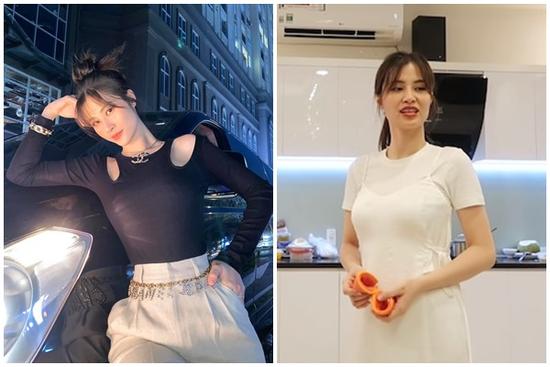 Đông Nhi giấu nhẹm bụng bầu 3 tháng với loạt bí kíp thời trang đỉnh cao