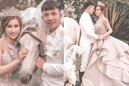 Vợ chồng đại gia Minh Nhựa khoe ảnh cưới chất chơi, bạn bè thân thiết chỉ soi ngoại hình