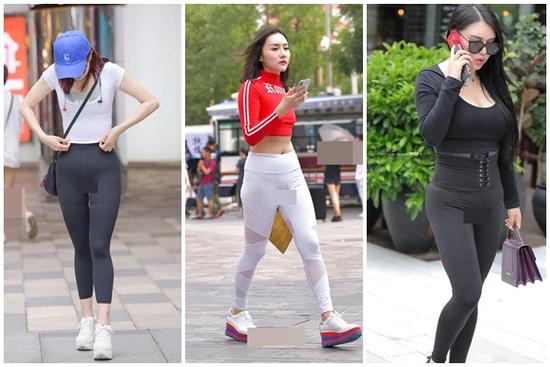 Trời nóng lên, chị em lại khiến người đối diện 'nóng mắt' với mốt quần bó chịt 'vùng cấm địa'