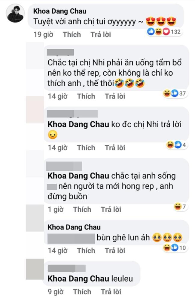 Phản ứng của Châu Đăng Khoa khi anti-fan chọc quê do bị Đông Nhi bơ bình luận chúc mừng-2