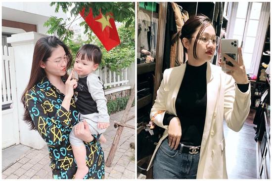 Đẳng cấp như 'Á hậu bị ghét nhất Vbiz': Đi chơi đeo túi Hermes, ở nhà chăm con mặc Gucci