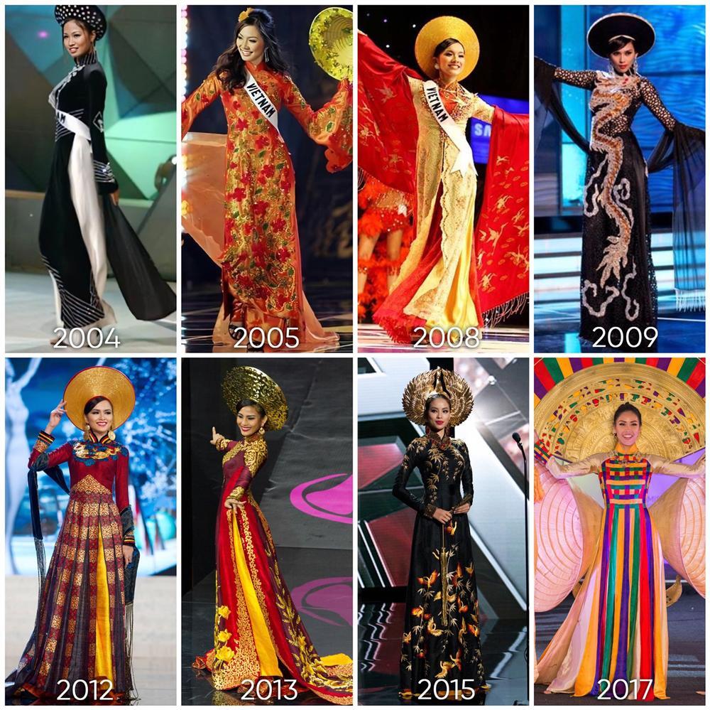 Bản tin Hoa hậu Hoàn vũ 30/4: Chưa ai mặc áo dài đẹp hơn Trương Thị May-1