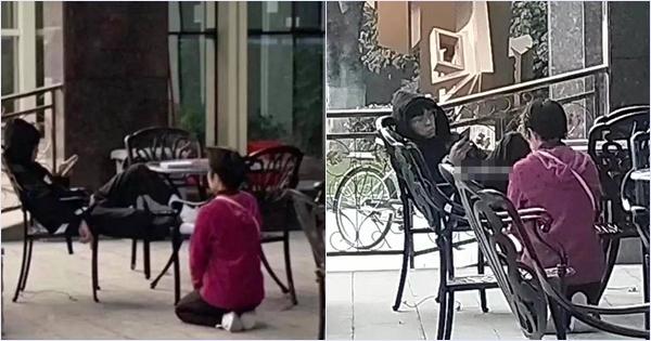 Nghịch tử để mẹ già quỳ gối trước mặt, thái độ sau đó khiến dân tình phẫn nộ-1