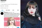 'Lisa bị uy hiếp doạ giết' đang ở vị trí số 1 top tìm kiếm Weibo, fan rối rít cầu xin YG Entertainment bảo vệ nữ thần tượng