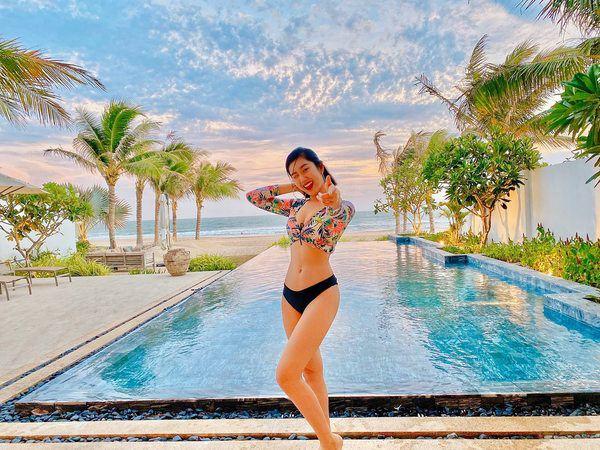 Hết than thở chuyện tăng cân, giờ Thúy Ngân đã tự tin khoe eo thon dáng nuột trên MXH-1