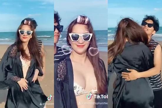 'Gái 2 con' Khánh Thi khoe body bốc lửa, nhảy sexy hớp hồn Phan Hiển