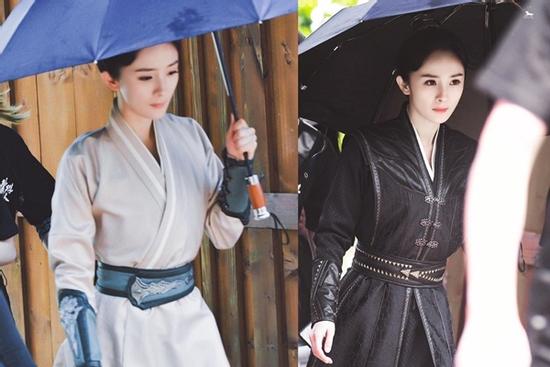 Dương Mịch bị chỉ trích vì ném ô cho trợ lý