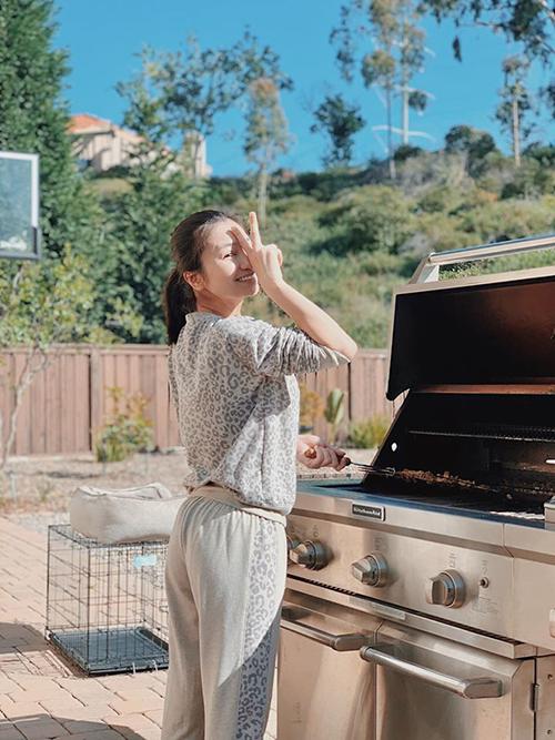 Khu vườn như công viên trong nhà Diệu Hương ở Mỹ-11