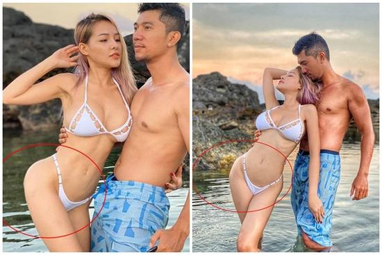 Ngân 98 lộ vòng 3 méo mó đến photoshop cũng không thể cứu vãn