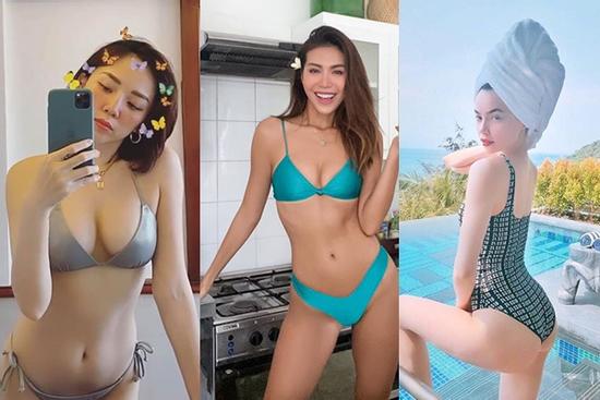 Sao Việt diện bikini vài trăm nghìn mà 'xịn' như hàng hiệu