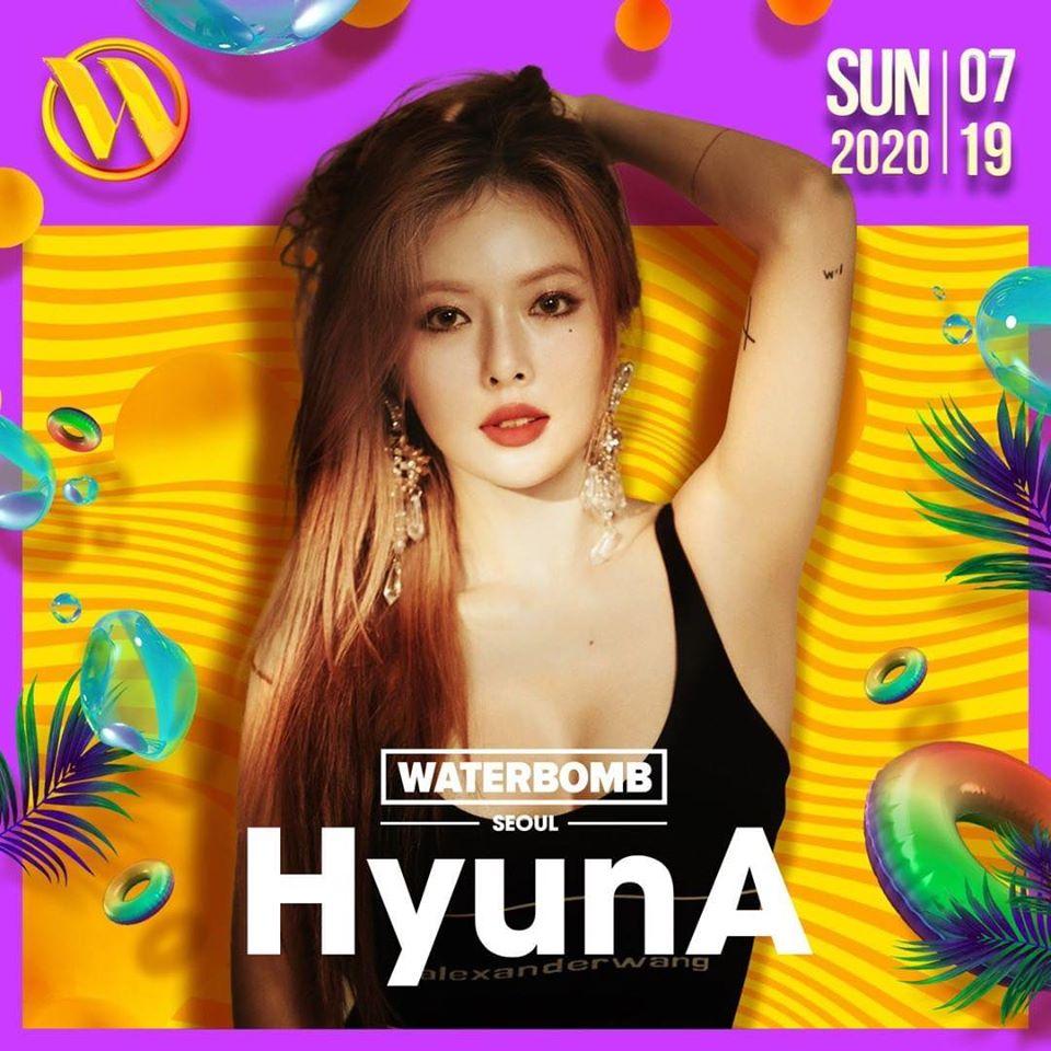 Lễ hội nhạc nước Water Bomb 2020 chính thức khởi động cùng dàn nghệ sĩ tham gia bao gồm: HyunA, Dawn, Chungha,...