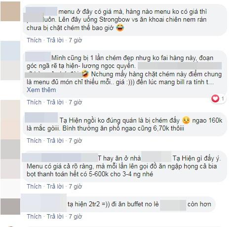 Thanh niên tố quán ăn Tạ Hiện chặt chém: Đĩa ngao vừa bé vừa ươn 160k, 3 con chim size tiểu học 200k, tổng thiệt hại hơn 2 triệu mà chẳng đâu vào đâu-3