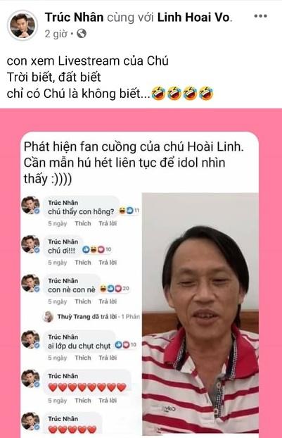 Trúc Nhân bị Hoài Linh ngó lơ, dân tình liền lên tiếng: Vậy anh mới hiểu nỗi lòng fan hú anh-3