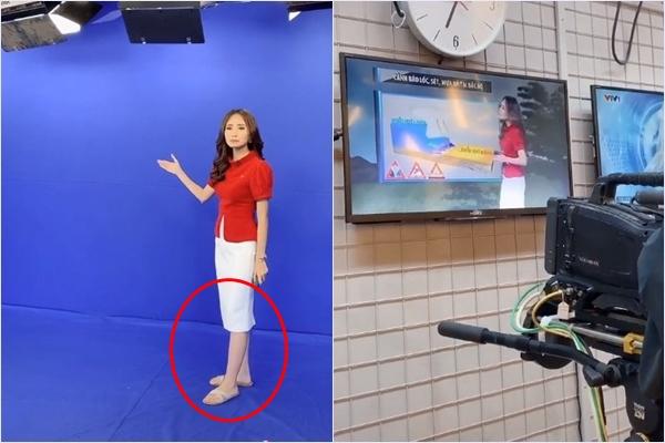 MC kỳ cựu VTV gây hoang mang với đôi chân tím ngắt khi đang dẫn bản tin thời tiết-4