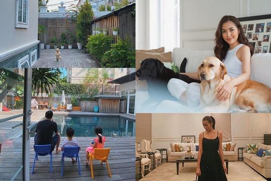 Từng ngóc ngách đẹp như tranh trong biệt thự màu trắng của Tăng Thanh Hà