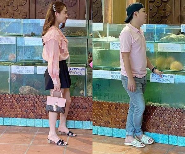 Bắt bài phong cách Trường Giang - Nhã Phương khi chung đôi: Chồng mang dép lê, vợ diện túi hiệu-4