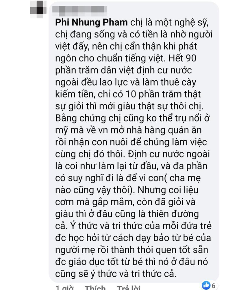 Phi Nhung khuyên Xuân Lan đưa con ra nước ngoài định cư, dân mạng phản đối sính ngoại chê nội-6