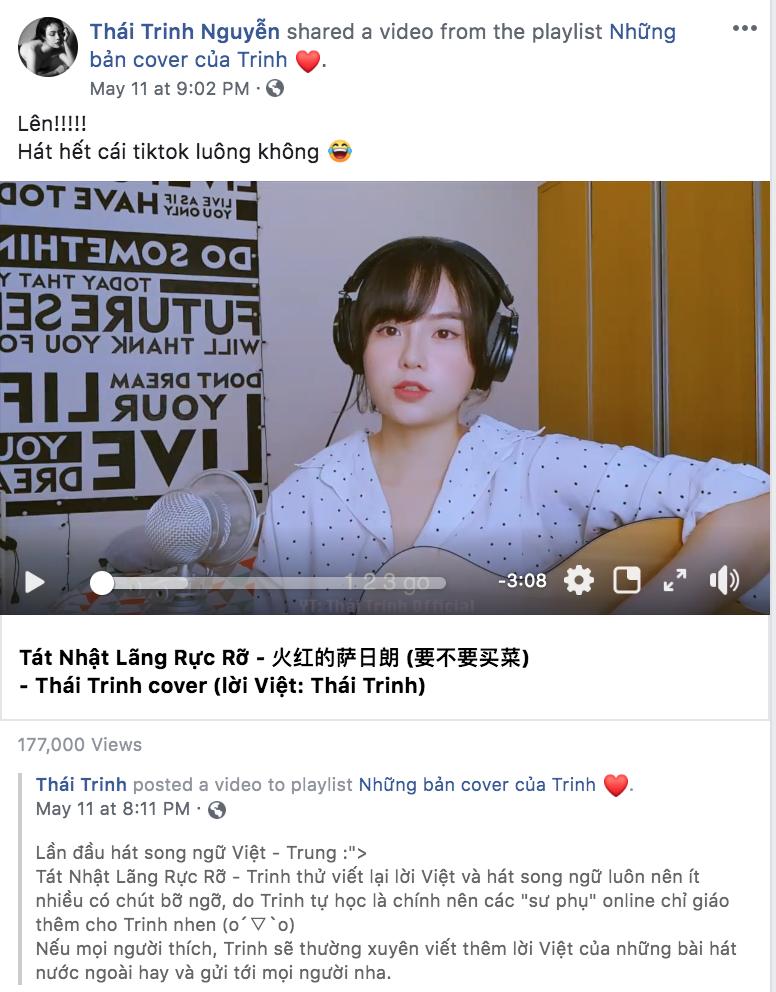 Thái Trinh khóc tám ngàn dòng sông khi nhận được lời khen chuyển qua làm ca sĩ đi chị-1