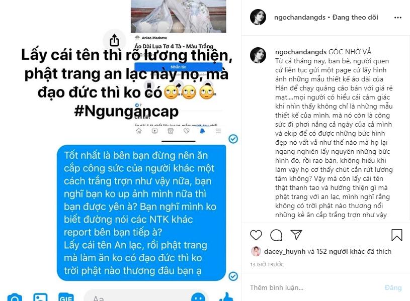 Hoa hậu Ngọc Hân bức xúc đến sụt cân vì bị ăn cắp mẫu thiết kế để bán với giá rẻ mạt-1