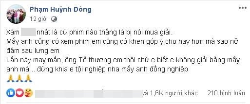 Bị dân trong nghề đồng loạt chê chán, đạo diễn phim đoạt 8 giải Cánh Diều Vàng kêu oan: Tôi không mua giải-5