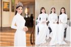 Trần Tiểu Vy diện áo dài trắng tinh khôi, chính thức tìm kiếm hoa hậu kế nhiệm