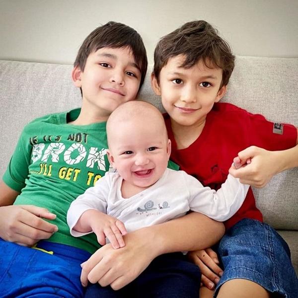 Chồng cũ Hồng Nhung vui vẻ chơi đùa cùng con trai khi ở nhà tránh dịch-4