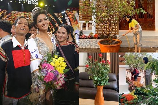 H'Hen Niê sửa nhà cho bố mẹ