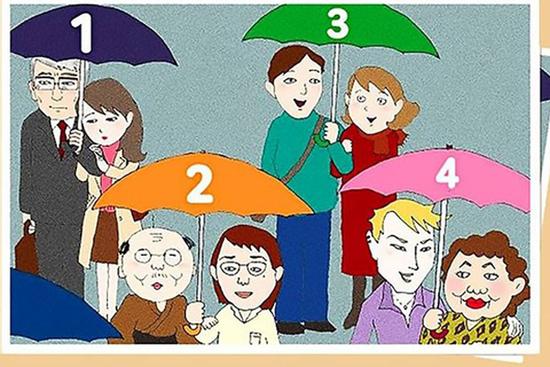 Chọn cặp đôi hạnh phúc nhất trong ảnh, bạn sẽ biết được mình là người sống thực tế, sáng tạo hay nhạy cảm, bị cảm xúc lấn át