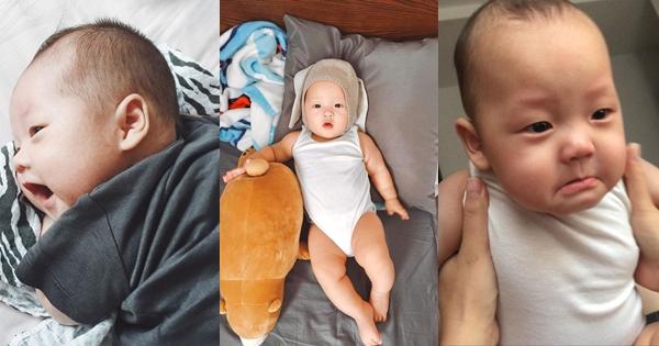 Mới 4 tuổi, con trai Ly Kute đã có hành động gây chú ý khi đi lễ phật-4