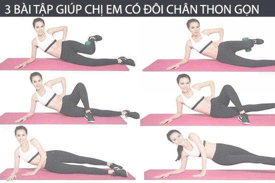 Bài tập ở nhà giúp có đôi chân thon gọn