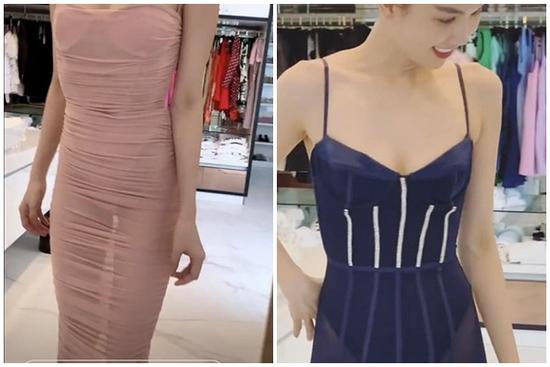 Hai chiếc đầm xuyên thấu phô diễn toàn bộ body của Ngọc Trinh gây phản cảm