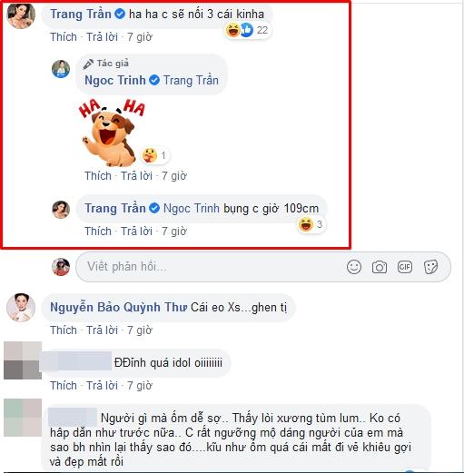 Vòng eo lên tới 109cm, Trang Trần ngỡ ngàng vì to gấp đôi Ngọc Trinh!-5