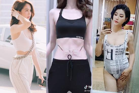 Vòng eo lên tới 109cm, Trang Trần ngỡ ngàng vì to gấp đôi Ngọc Trinh!