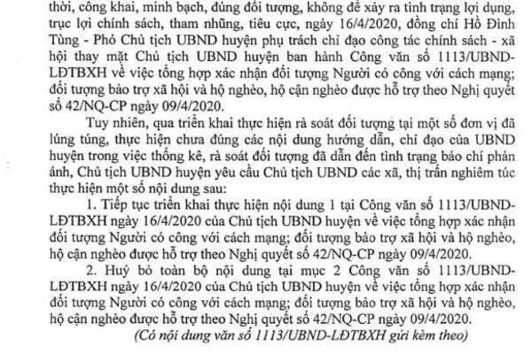 Thanh Hóa: Huyện hủy chỉ đạo không nhận hỗ trợ, trưởng thôn ngậm ngùi tôi sai-2