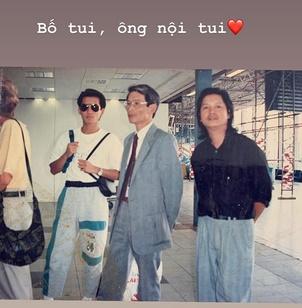 Không chỉ bố mà từ bà nội, ông nội đến mẹ Á hậu Huyền My đều sở hữu style chất chơi-6