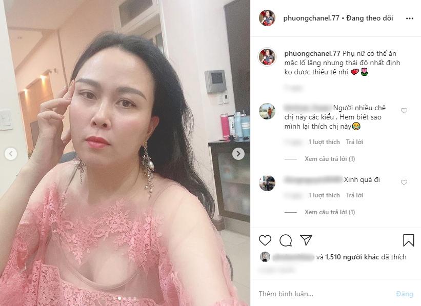 Vừa tuyên bố phụ nữ có thể ăn mặc lố lăng, Phượng Chanel diện áo voan xuyên thấu lộ nội y ra đường-6