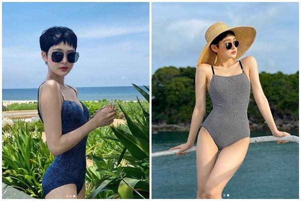Thúy Hằng khoe dáng trên biển, tiết lộ 5 năm qua không dám diện bikini-6