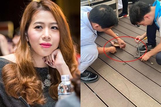 MC Diệp Chi gặp sự cố khi ghi hình chương trình 'Điều ước thứ 7' khiến ai nhìn cũng thương