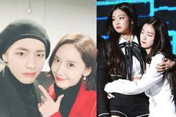 Hội bạn thân Kpop: Jennie - Irene 'chị chị em em', V - Yoona bị nghi hẹn hò