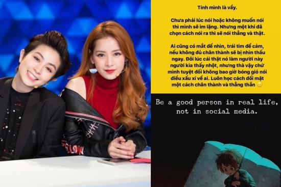 Gil Lê ám chỉ 'Đừng làm người tốt trên MXH', Chi Pu đáp trả 'Một khi đã nói, sẽ nói thẳng và thật'