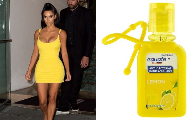 Wearing a sexy tight dress, who would have thought Kim Kardashian was compared to a bottle of hand sanitizer -1