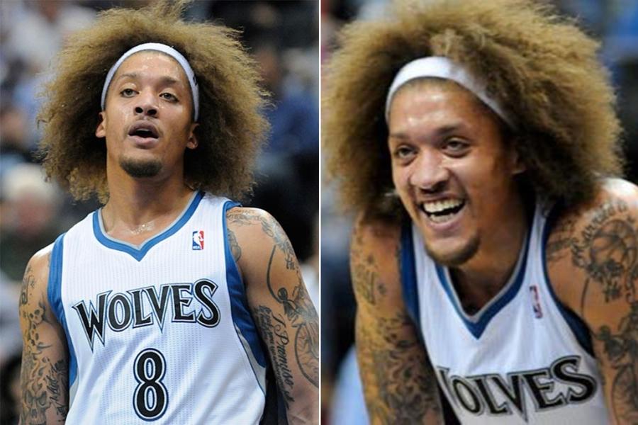 Michael Beasley: Khi còn thi đấu, Beasley được đánh giá là một trong những cầu thủ để tóc sành điệu nhất. Tuy nhiên Beasley từng đi ngược lại với chuẩn mực để tóc của mình. Anh chỉ xuất hiện với kiểu tóc này trong vài trận đấu ở Timberwolves.