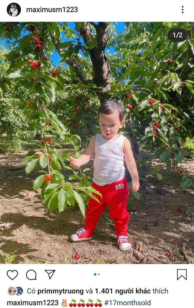 Phạm Hương tiếp tục đăng ảnh con trai lên MXH nhưng vẫn quyết tâm giấu kín mặt mình-1