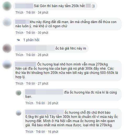 Cô gái đăng ảnh một bàn ốc ở hồ Tây cho chị em đoán giá, không ngờ ai cũng đoán lệch, hóa đơn thật khiến mọi người câm nín-2