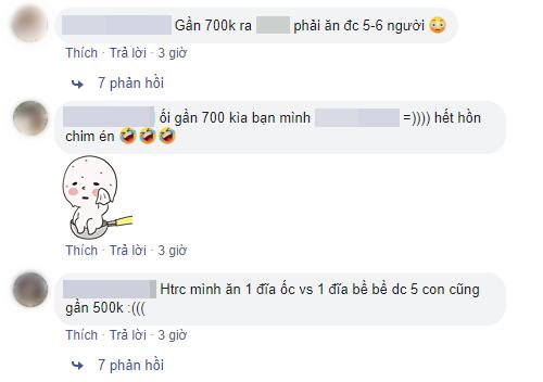 Cô gái đăng ảnh một bàn ốc ở hồ Tây cho chị em đoán giá, không ngờ ai cũng đoán lệch, hóa đơn thật khiến mọi người câm nín-6