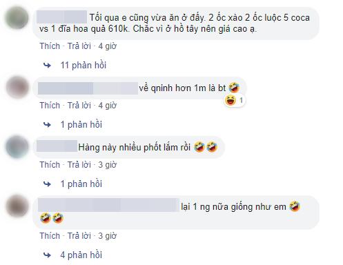 Cô gái đăng ảnh một bàn ốc ở hồ Tây cho chị em đoán giá, không ngờ ai cũng đoán lệch, hóa đơn thật khiến mọi người câm nín-7