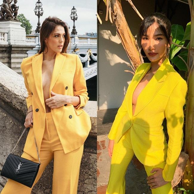 Bản tin Hoa hậu Hoàn vũ 21/5: Hoàng Thùy bị đại mỹ nữ chặt đẹp khi đụng trúng style-1