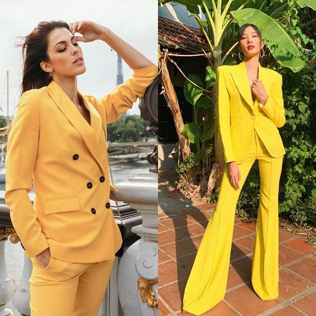 Bản tin Hoa hậu Hoàn vũ 21/5: Hoàng Thùy bị đại mỹ nữ chặt đẹp khi đụng trúng style-2