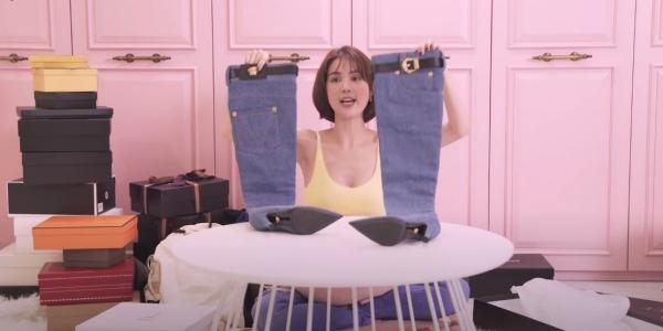 Ngọc Trinh lại khoe tủ giày hiệu chất cao như núi trong nhà, con số vượt xa 300 đôi-8