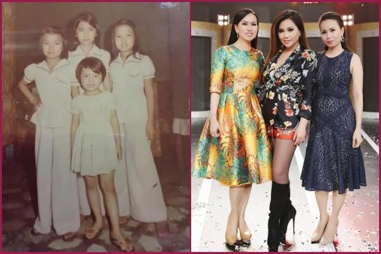 Ảnh hiếm khi bé của 3 chị em Cẩm Ly, Hà Phương và Minh Tuyết khiến ai cũng bất ngờ vì quá xuất chúng
